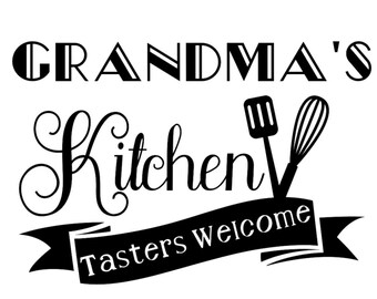Download Grandmas Kitchen Svg Etsy