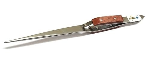 Fibra Impugnatura Croce Blocco Pinzette Con Stand Curvo Punta - Foto 9