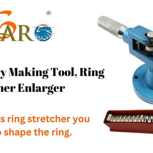ATAR Metal Ring Stretcher Enlarger | Reducer Ring Sizing Machine | Heave Steel Ring Sizer Convertor Machine With Multiples Size Setting Tool