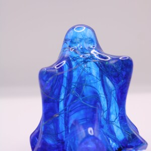 Resin Ornamental Ghosts Light up Small Blue