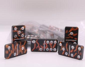 Resin Domino Set - Bright Colours - Custom Sets