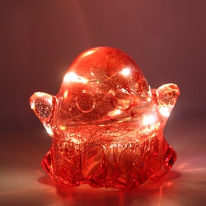 Resin Ornamental Ghosts Light up Little Red