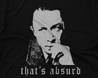 Albert Camus T-Shirt: Myth of Sisyphus, Philosophy Tee