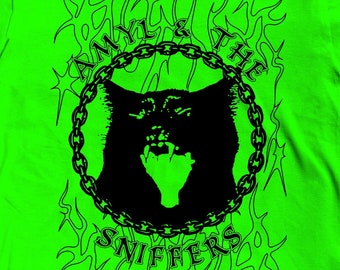 Amyl and the Sniffers T-Shirt: Hand Screen Printed Punk Rock Design