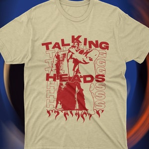 Talking Heads Shirt - David Byrne T-shirt -  Stop Making Sense - Nirvana - Indie Rock - Sonic Youth -Shoegaze - Dinosaur J - Pavement - Wire