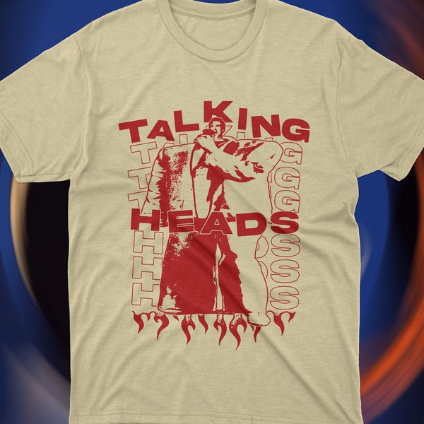 Talking Heads Shirt - David Byrne T-shirt - Stop Making Sense - Nirvana - Indie Rock - Sonic Youth -Shoegaze - Dinosaur J - Pavement - Wire