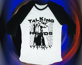 Talking Heads Baseball Shirt: Limited Edition Sonic Youth Inspired Design
