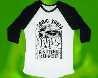 Limited Edition Sonic Youth Baseball Shirt: Rather Ripped Design
