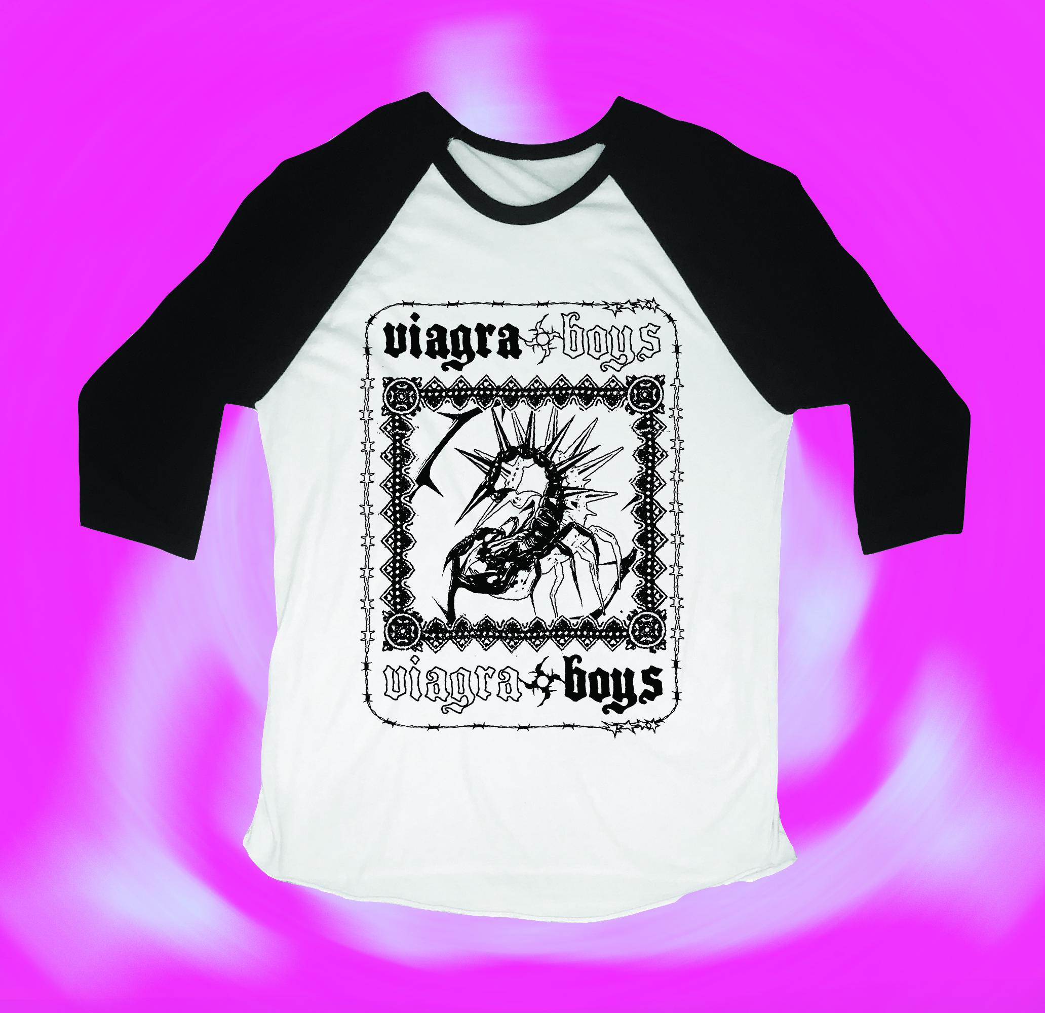 Viagra Boys Baseball Shirt: Limited Edition Hard Rock Punk Design