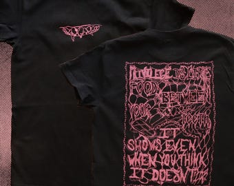 TEETH T-Shirt: Post Punk New Wave Merch, Hand Screen Printed