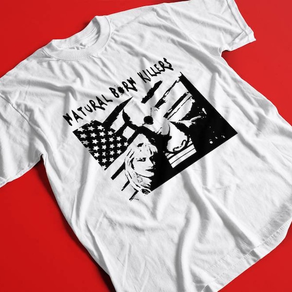 Natural Born Killers Cult 90s Vintage Retro Unisex T-shirt Tee All Sizes Diff Colours Available