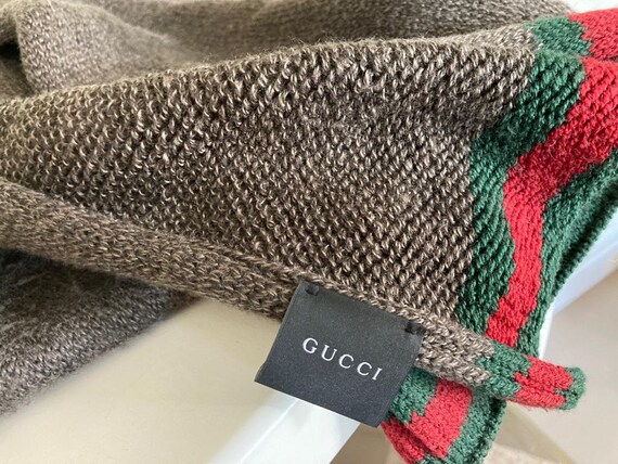 Gucci Vintage Wool Scarf.