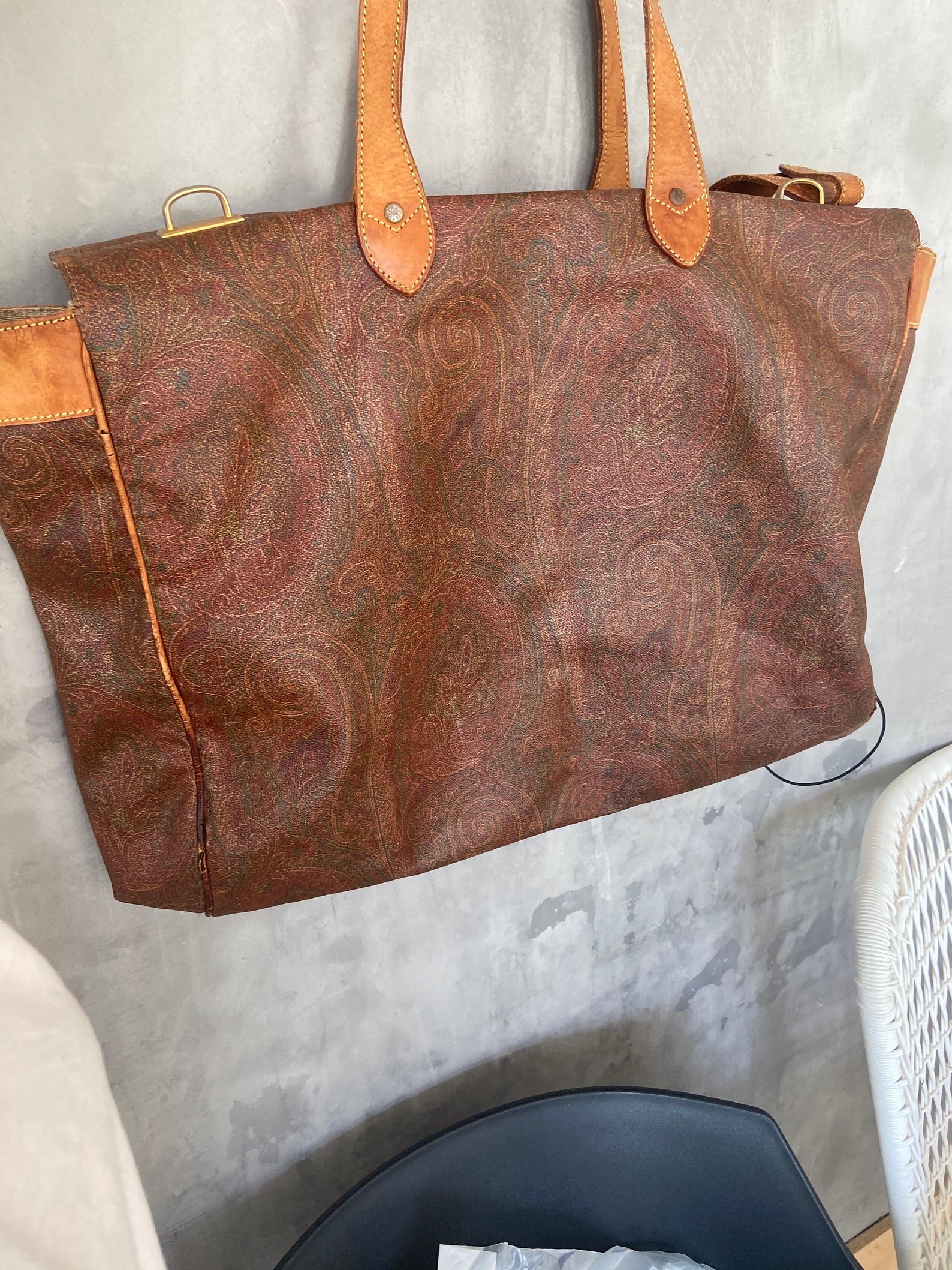 Etro Authentic Vintage Travel Bag. Etsy