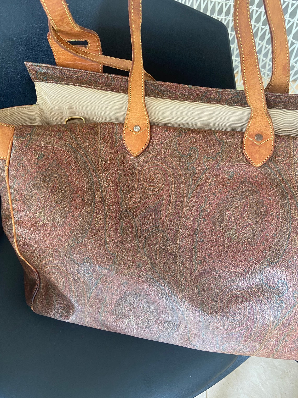 Etro Authentic Vintage Travel Bag. Etsy