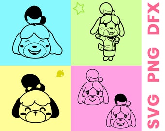 Download Isabelle Animal Crossing Etsy PSD Mockup Templates