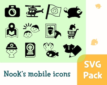 Animal Crossing Svg Svg Vector Stickers Shop By Cutekimi