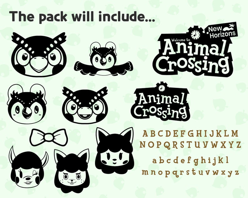 Download 70 Animal crossing SVG Mega pack Get animal crossing ...