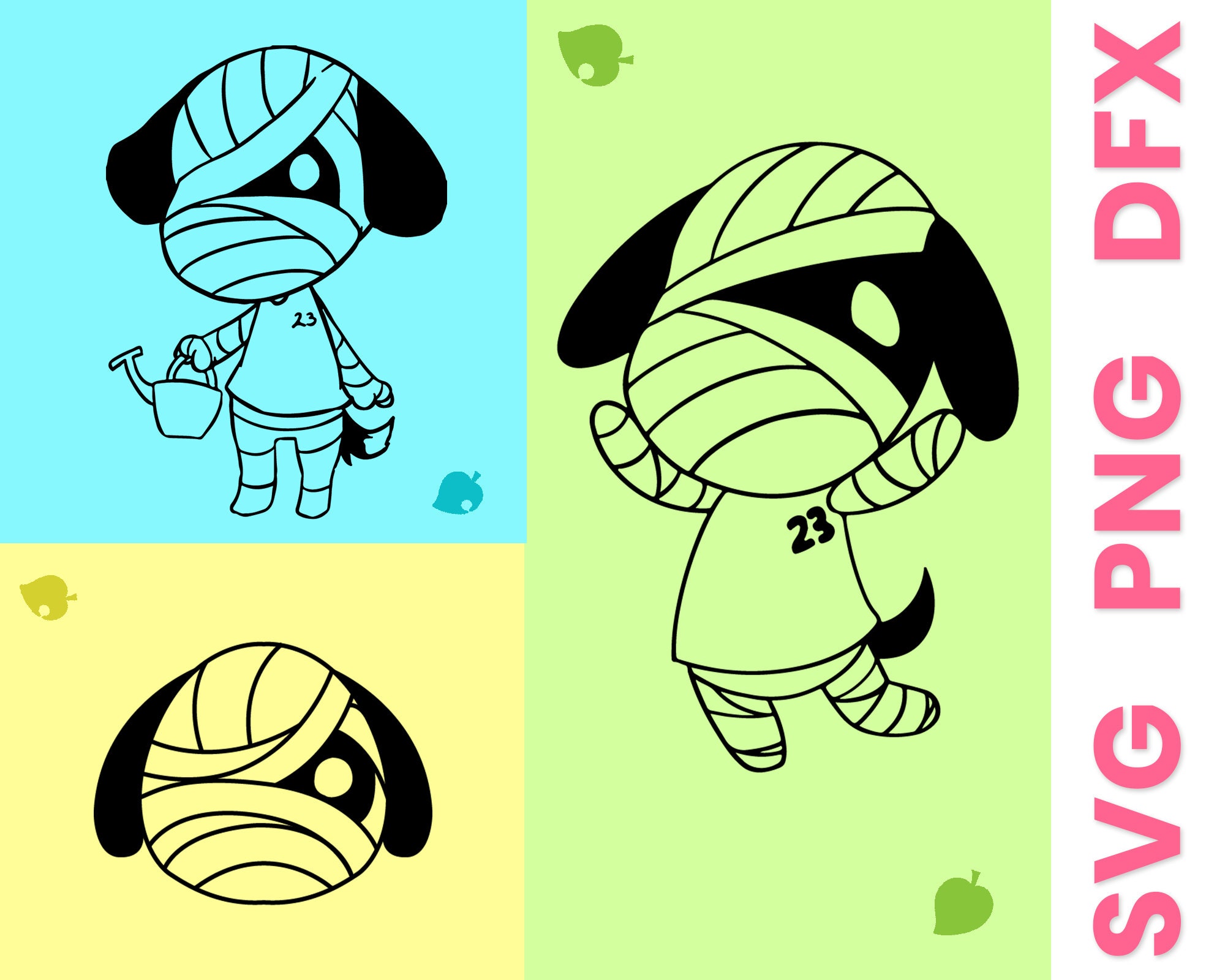 Download Animal crossing SVG Lucky SVG clipart Animal crossing cut ...