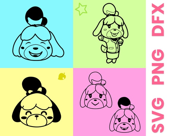 Download Animal Crossing Svg Isabelle Svg Clipart Animal Crossing Cut Etsy