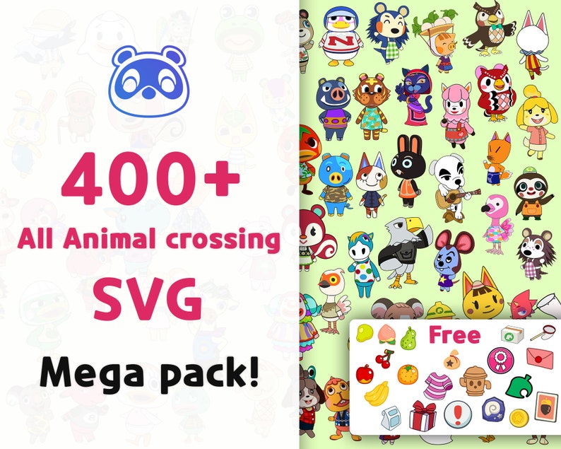 Download 400 All animal crossing SVG Get all the Animal crossing svg | Etsy