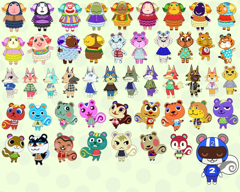 Download 450 All animal crossing SVG Get all the Animal crossing svg | Etsy