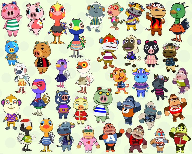 Download 400 All animal crossing SVG Get all the Animal crossing svg | Etsy