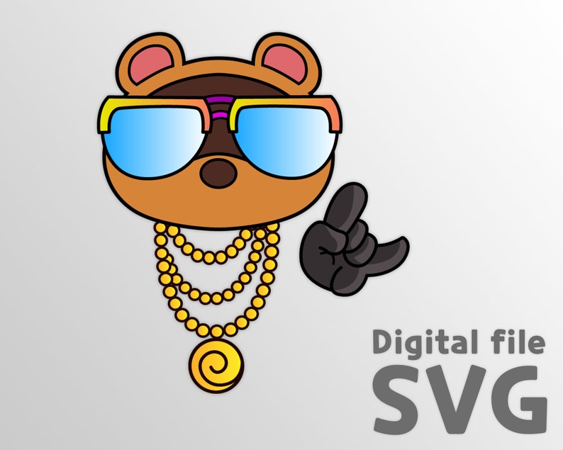 Download Cool Tom Nook animal crossing SVG Vector cutting files for ...