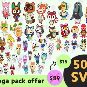 Download Animal Crossing Svg Pack Color Svg For Printing Best Etsy 3D SVG Files Ideas | SVG, Paper Crafts, SVG File
