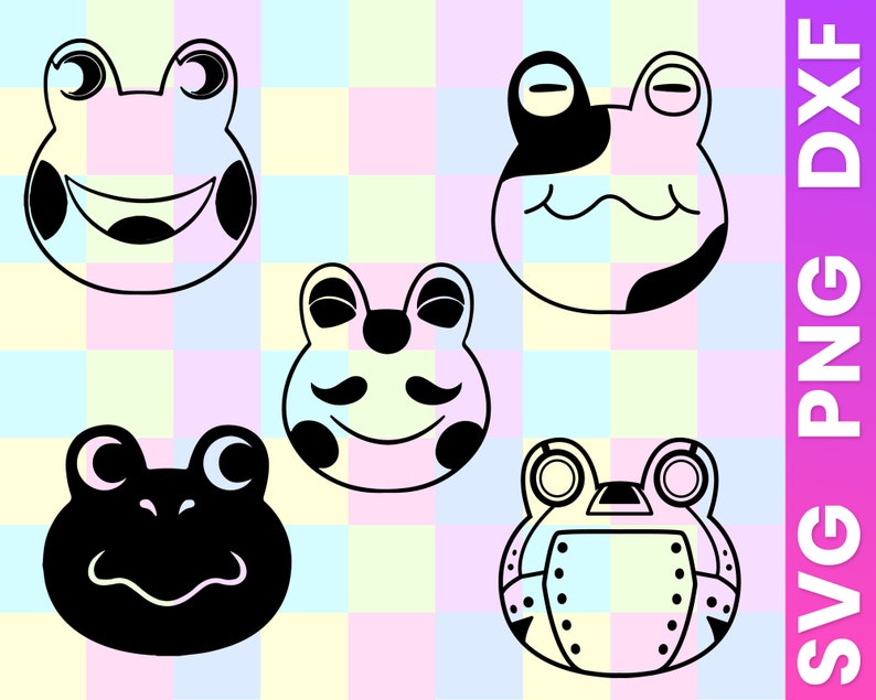 Download Animal crossing SVG Lily Ribbot Henry & Tad SVG clipart | Etsy