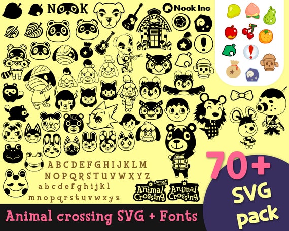 Download 70 Animal Crossing Svg Mega Pack Get Animal Crossing Clipart Etsy SVG, PNG, EPS, DXF File