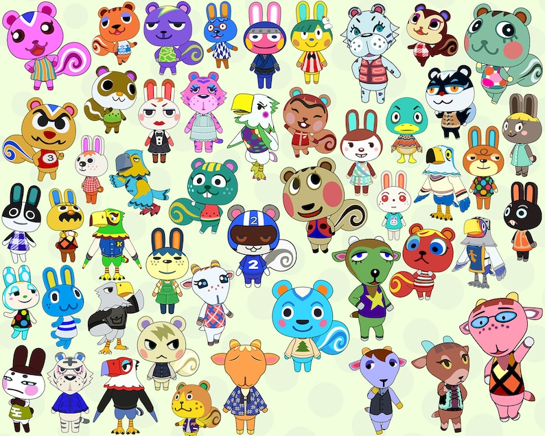 Download 400 All animal crossing SVG Get all the Animal crossing svg | Etsy