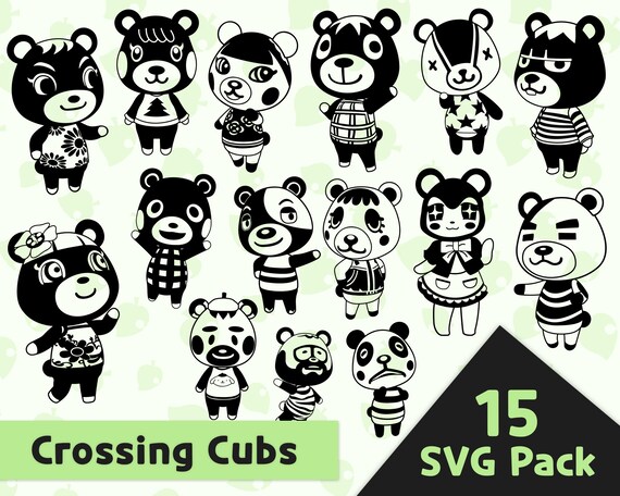 Download Villagers Faces Mega Bundle Of Silhouette Cutting Files Png For Cricut 450 Animal Crossing Svg Svg Digital Drawing Illustration Lotusresort In