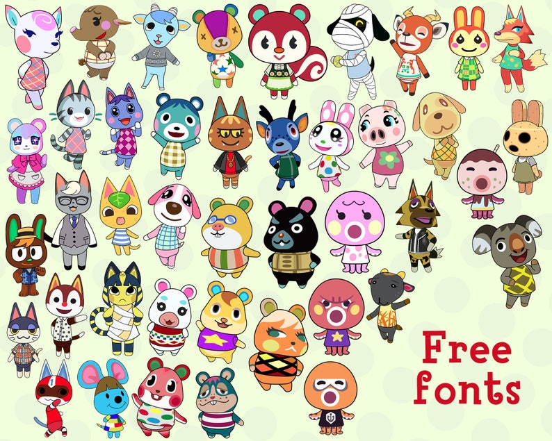 Download 400 All animal crossing SVG Get all the Animal crossing ...