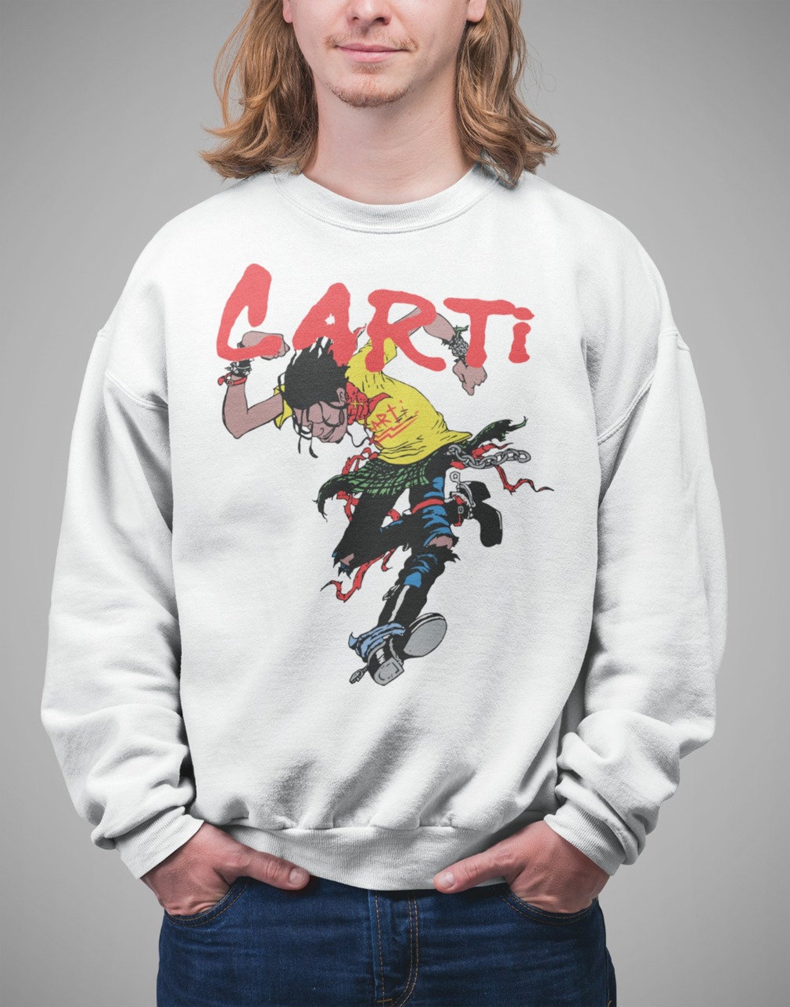 Playboi Carti Tour Sweater Playboi Carti Sweatshirt | Etsy
