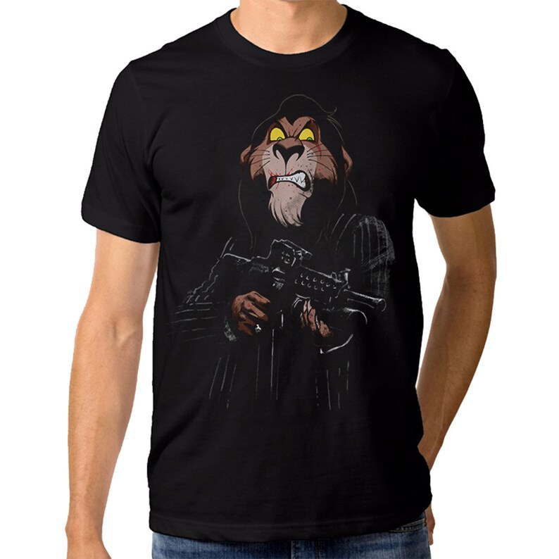 Scarface The Lion King Mashup T-shirt Funny Disney Tee | Etsy