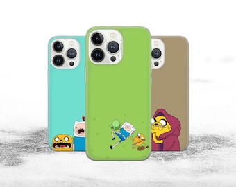 Adventure time case Phone Case Cartoon case Cover for iPhone 16 Pro, 15, 14, 13, 12, 11, Google Pixel 9, 8, 7A, 6A, Samsung Galaxy S24 Ultra