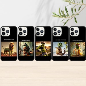 Bombardino crocodilo Phone Case Chimpanzini bananini Cover for iPhone 16e, 15, 14, 13, 12, 11, Google Pixel 9 Pro, 8, 7A, Samsung S25 edge,