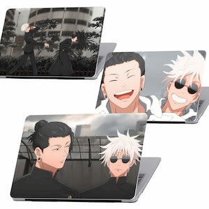 Anime Macbook Hülle Mac Book Hülle Anime fun case Laptop Cover, Cartoon Macbook Hard Bumper, Animierter Macbook Print für MacBook M2 M1 Pro, Air
