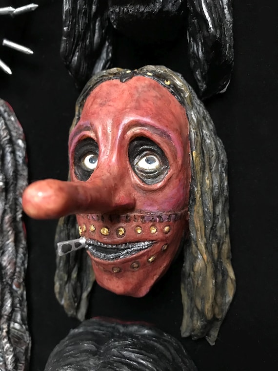 SLIPKNOT コレクタブルフィギュア、マグネット付きポートレート