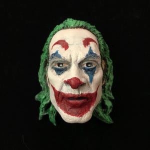The Collectible magnet  рlastic Joker Figure. Joaquin Phoenix Sculpture. Home Wall Decor.Dark Comic Figure. Halloween Gifts for Him
