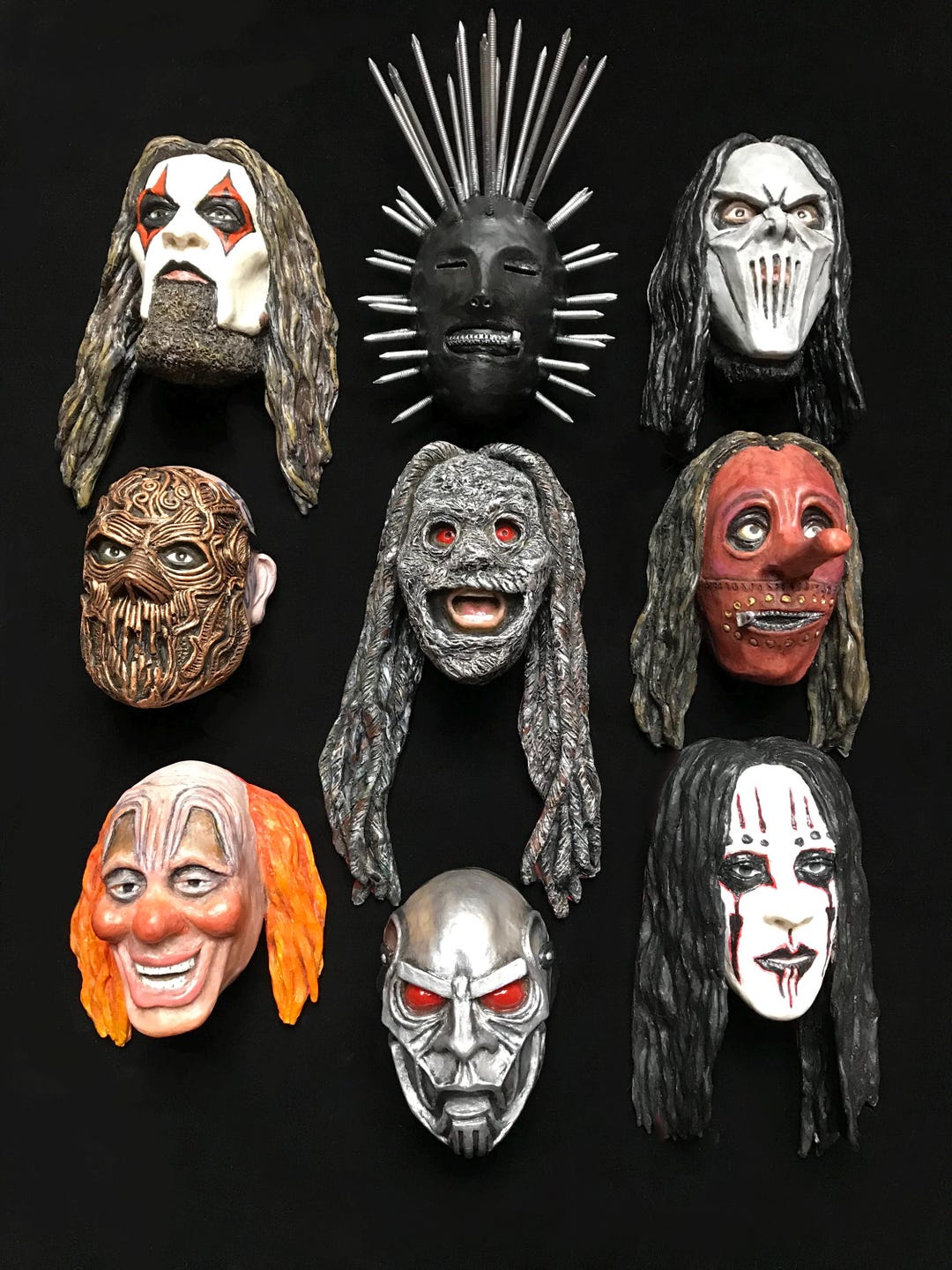 SLIPKNOT コレクタブルフィギュア、マグネット付きポートレート