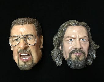 Collectible figurines with magnet &quot;The Big Lebowski&quot; The Dude and Walter Sobchak .Home decor
