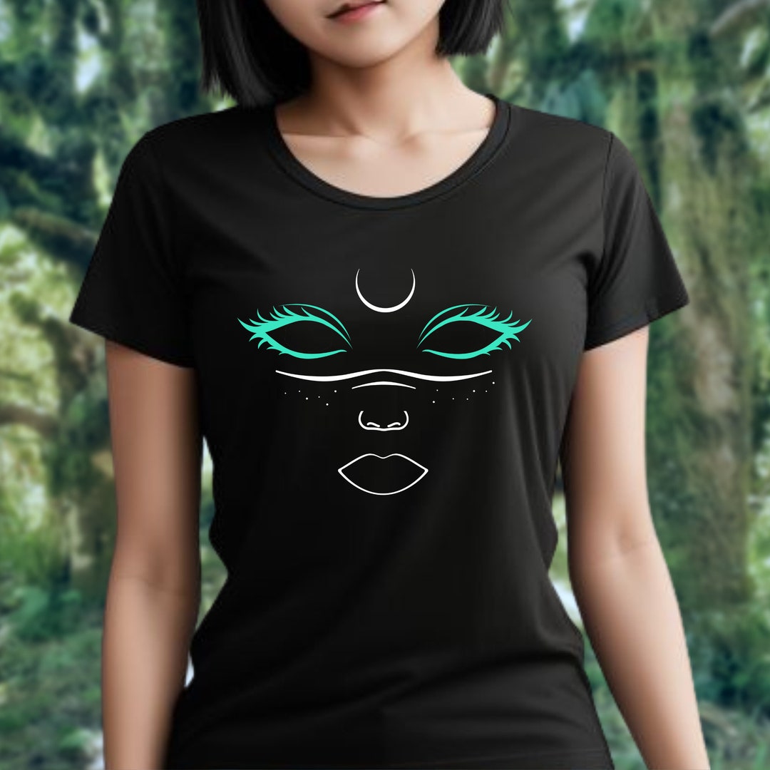 Goddess War Paint Shirt Goddess Shirt Pagan Shirt Etsy