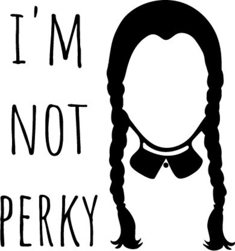 Wednesday Addams svg cricut silhouette digital download | Etsy