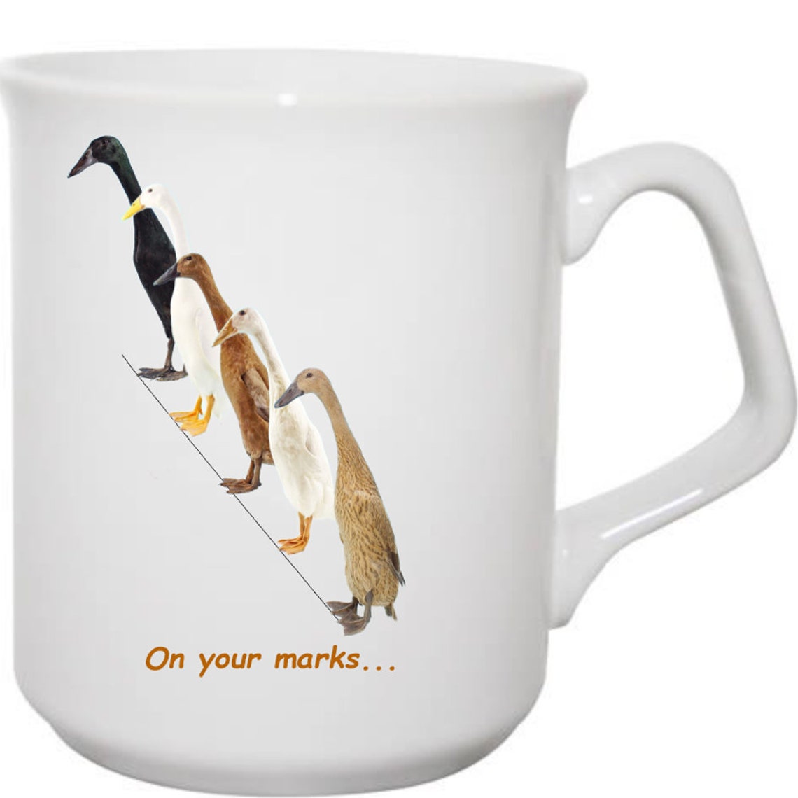 Duck Mug Fun Mug Gift Idea Runner Ducks Etsy UK