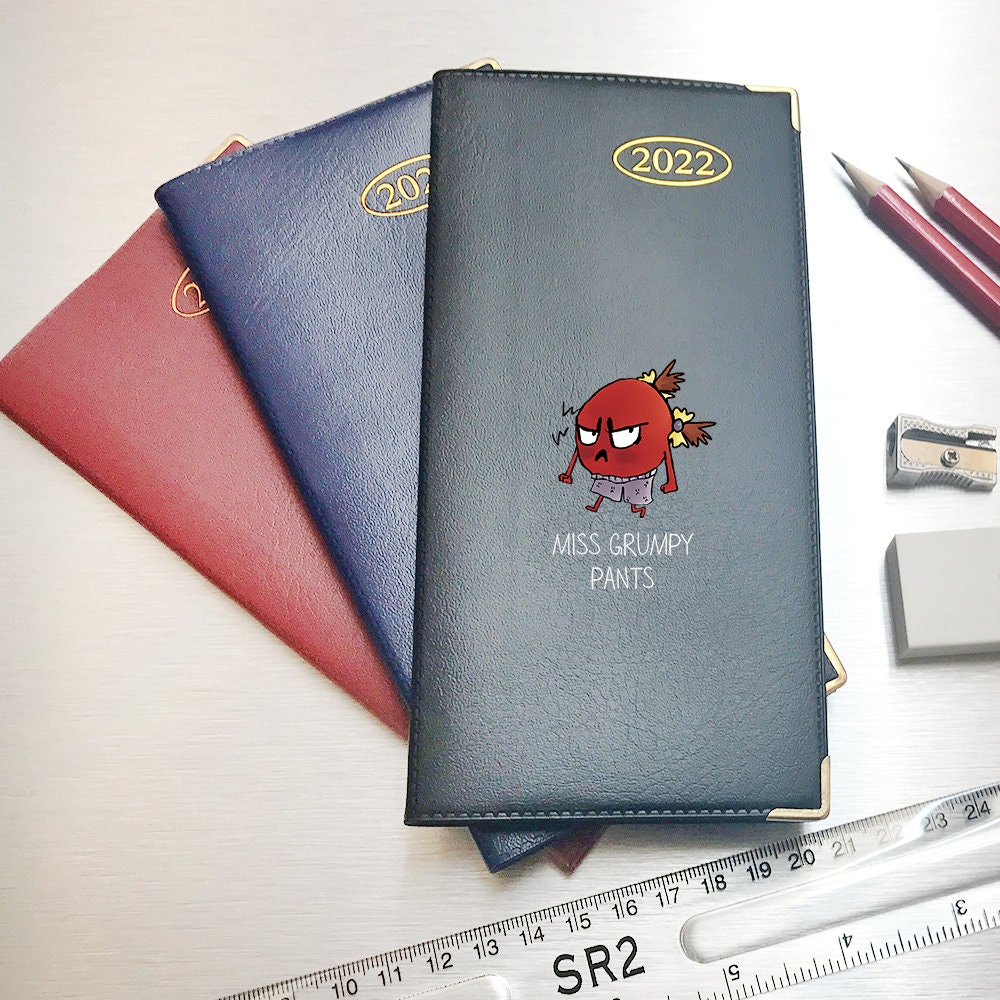 Miss Grumpy Pants Design 2022 Slim Pocket Diary - Week to View