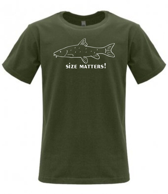 Size Matters Barbel Fishing T Shirt -  Canada