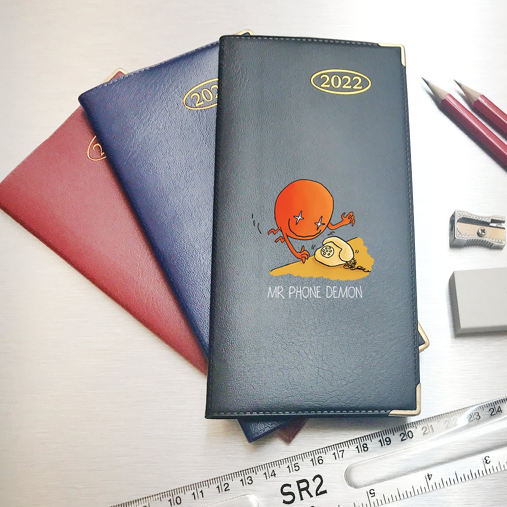 Mr Phone Demon Design 2022 Slim Pocket Diary - Week to View