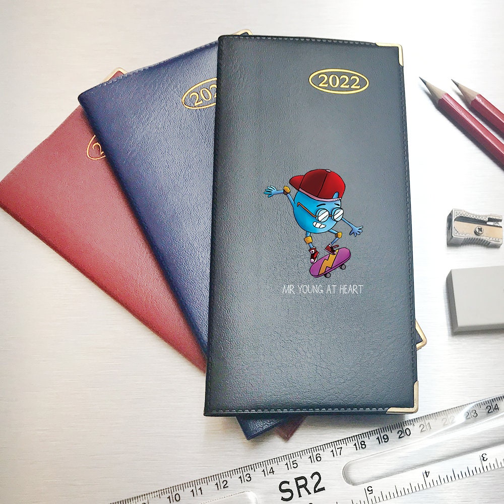 Mr Young at Heart Design 2022 Slim Pocket Diary - Week to View