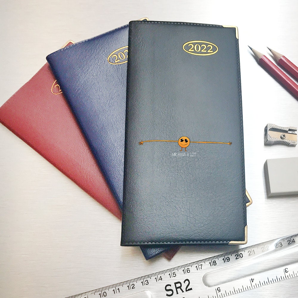 Mr Hugs a Lot Design 2022 Slim Pocket Diary - Week to View